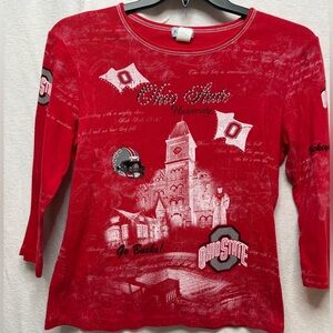 Michaels Red Ohio State Graphic Long-Sleeve Kids Tee
